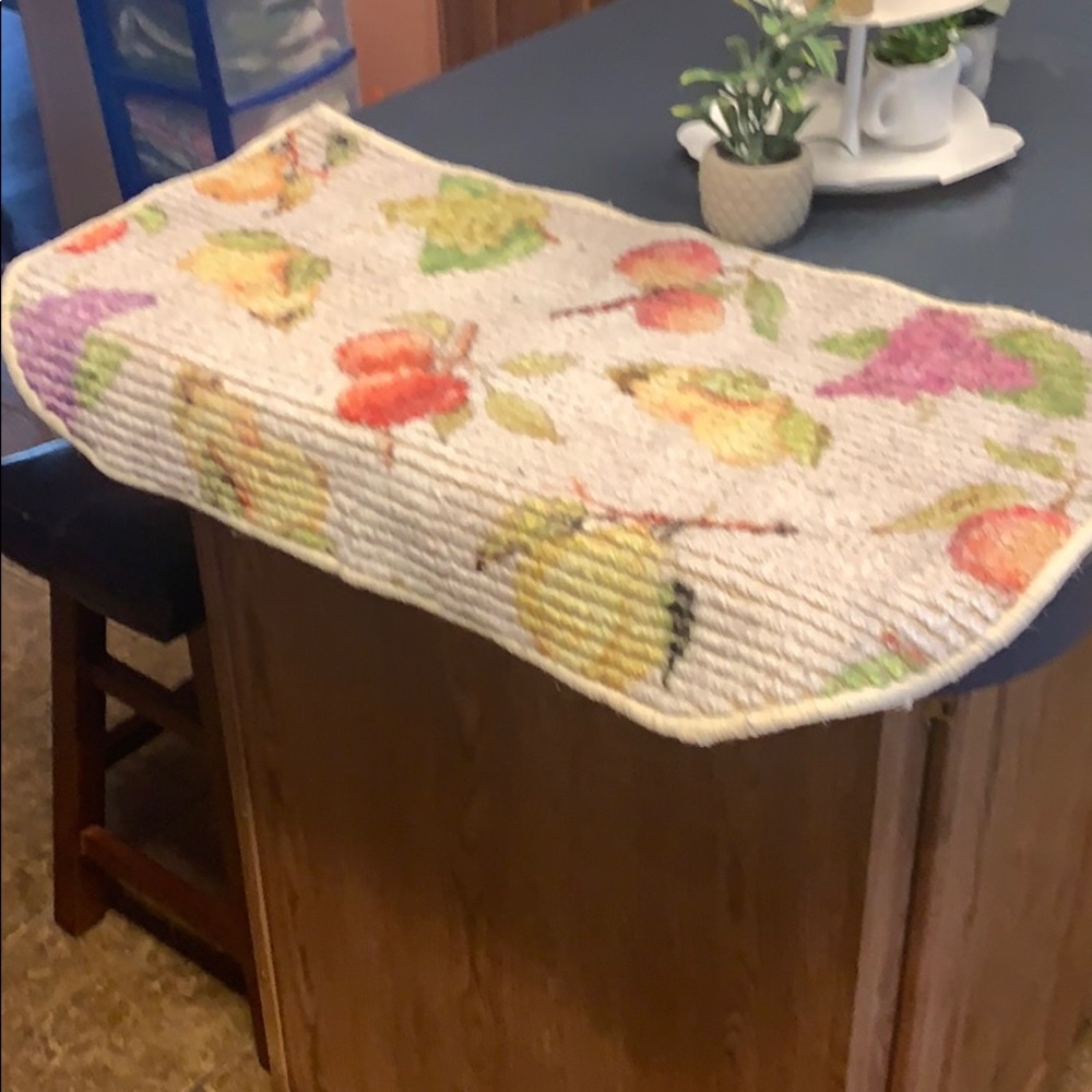 Fruit 🍎🍊🍐🍇 Kitchen Rug